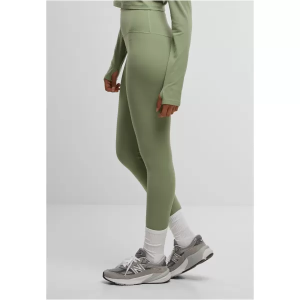  Дамски панталони URBAN CLASSICS TB7804 MATCHA GREEN 