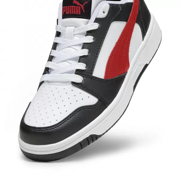  Бебешки обувки PUMA REBOUND V6 LO JR 39383304 PUMA WHITE/RED/BLACK 