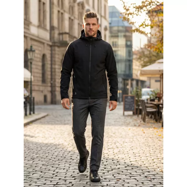  Мъжко софтшел яке ALTISPORT NEWET ЧЕРЕН 