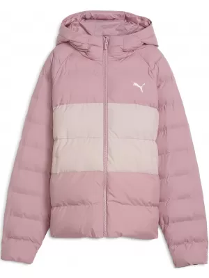 Детско яке PUMA SYNTHETIC HOODED PUFFER JACKET 68840465 УРАВНОВЕСЕНО РОЗОВО