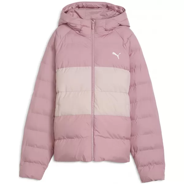  Детско яке PUMA SYNTHETIC HOODED PUFFER JACKET 68840465 УРАВНОВЕСЕНО РОЗОВО 