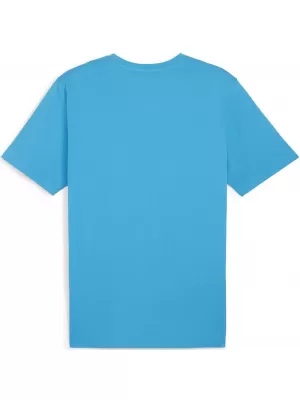 Мъжки фланелка PUMA TEAMRISE LOGO JERSEY COTTON 658705_02 SPEED BLUE/ СКОРОСТ НА СИНЬО/PUMA WHITE