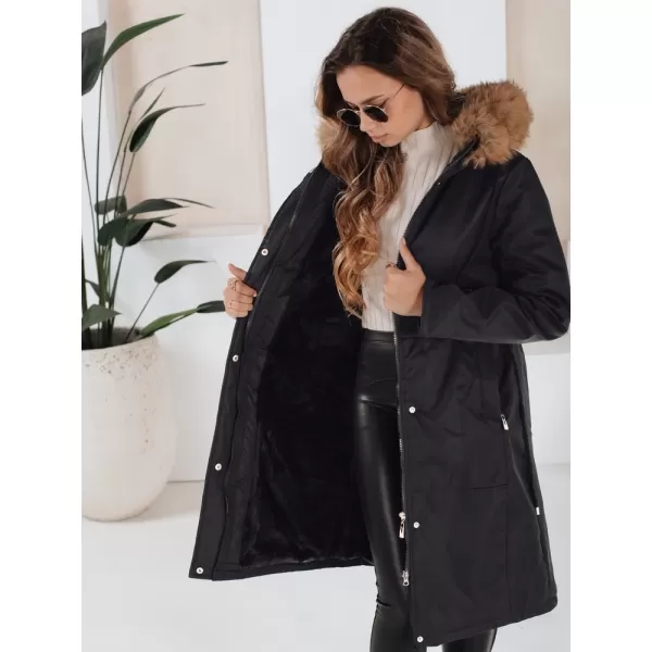  Дамска парка DSTREET TY5110 ЧЕРЕН 