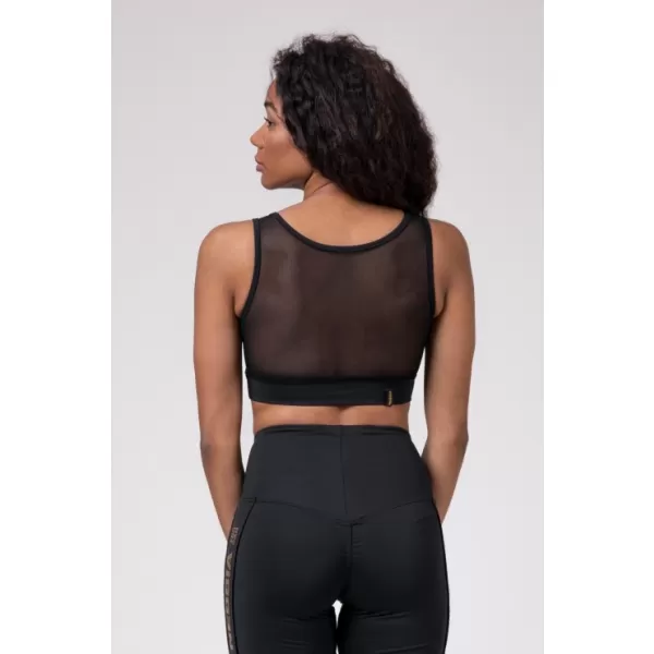  Мини горнище Gold Mesh 830 BLACK Nebbia 