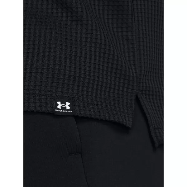  Мъжки суичър UNDER ARMOUR UA RIVAL WAFFLE HOODIE 1383108-001 ЧЕРЕН 