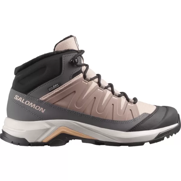  Дамски обувки SALOMON X-ADVENTURE COLDRUSH WATERPROOF W ETHEREA/IRON/МАХАГОНОВА РОЗА 