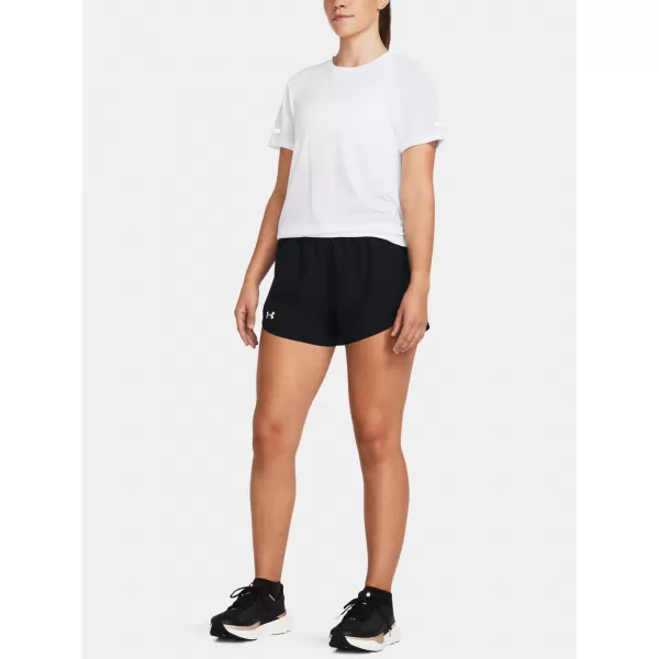  Дамски шорти UNDER ARMOUR UA FLY BY 3'' SHORTS 1382438-001 ЧЕРЕН 