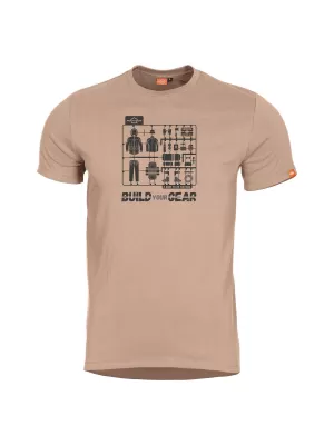 тениска PENTAGON AGERON BUILD YOUR GEAR K09012 КАКИ