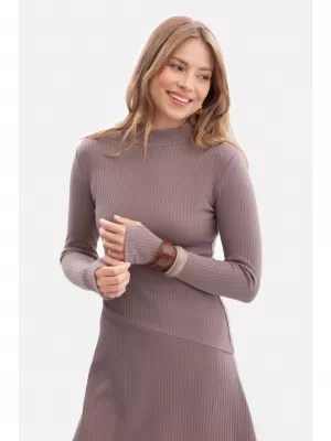 Рокля BEWEAR B299 КОКОС