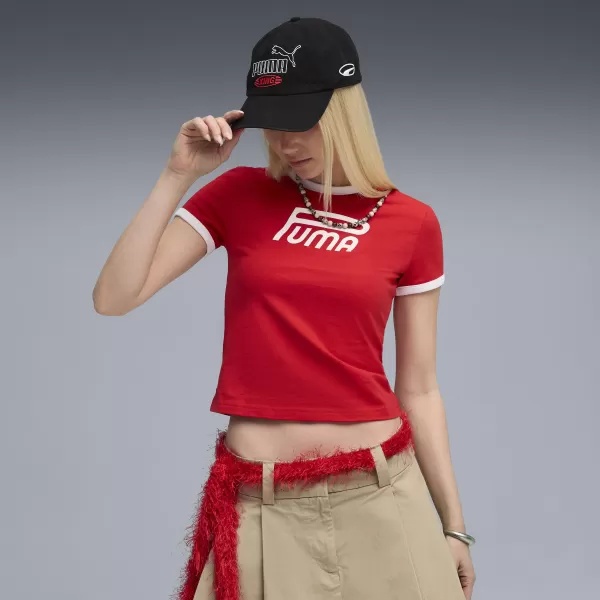 Дамска тениска PUMA FUTURE ЗА ВСИЧКИ ВРЕМЕНА ЧЕРВЕНО 