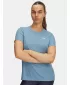 Дамска тениска UNDER ARMOUR TECH RIB SSC 1389852-418 СИНЬО
