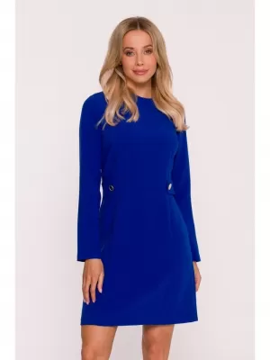 Рокля STYLOVE S419 КРАЛСКО СИНЬО