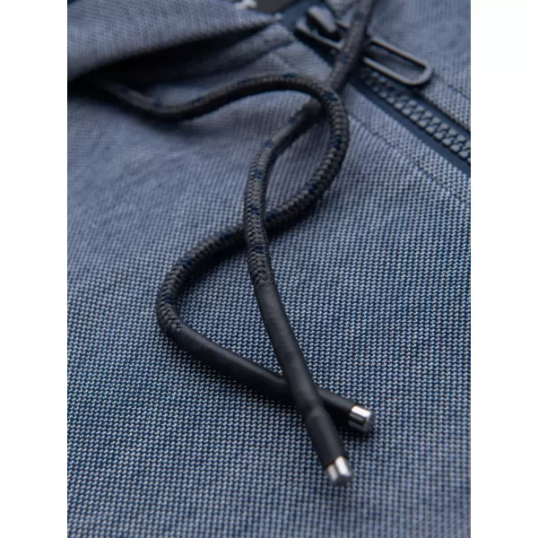  Мъжки суичър OMBRE BLACK OM-SSZP-0210 ТЪМНО СИНЬО 