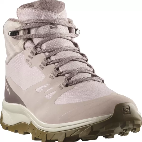  Дамски обувки SALOMON OUTSNAP WATERPROOF W ETHEREA/IRON/COYOTE BROWN 
