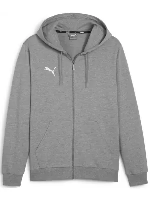 Яке PUMA TEAMGOAL CASUALS HOODED JACK 658595_33 СРЕДНО СИВО ХЕДЪР/БЯЛО