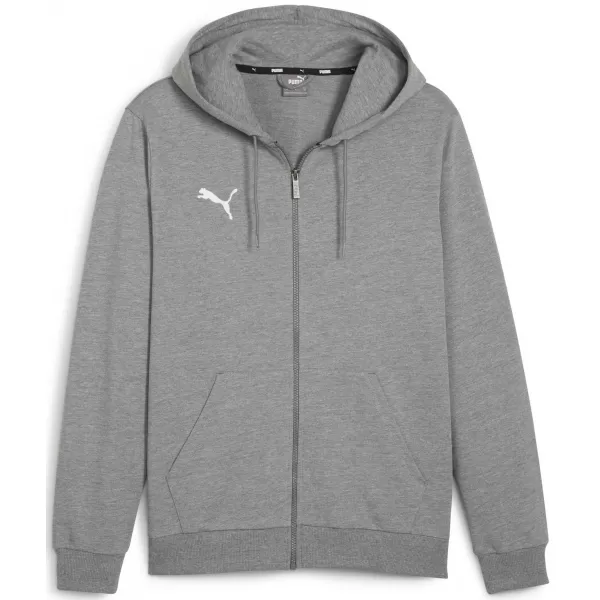  Яке PUMA TEAMGOAL CASUALS HOODED JACK 658595_33 СРЕДНО СИВО ХЕДЪР/БЯЛО 
