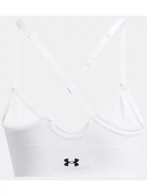 Дамски сутиен UNDER ARMOUR VANISH SEAMLESS LOW BRA 1384417-100 БЯЛО