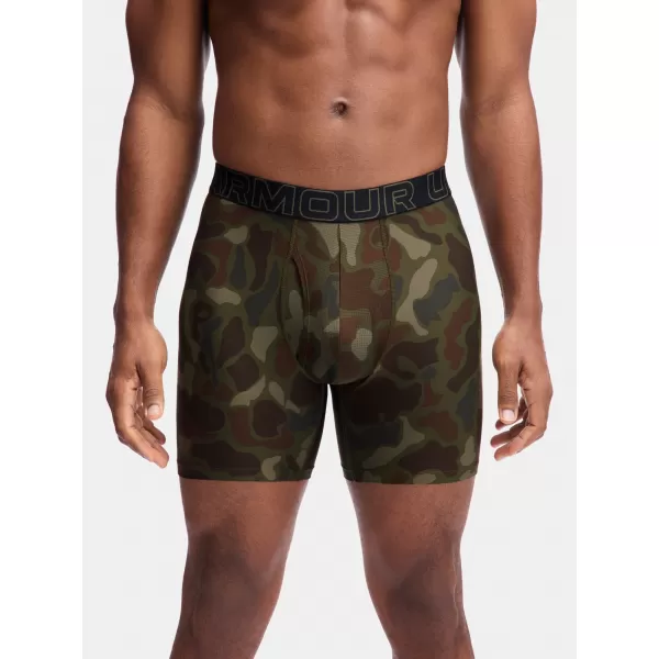  Мъжки боксерки UNDER ARMOUR M UA PERF TECH (3KS) 1383879-392 ЧЕРЕН СЪС СЛЪНЧЕВ ОРАН 