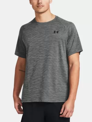 Мъжка тениска UNDER ARMOUR UA TECH TEXTURED SS 1382796-025 СИВО