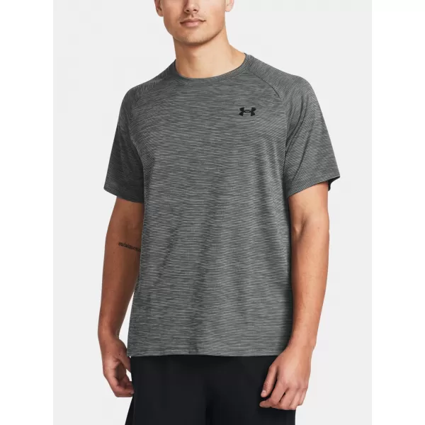  Мъжка тениска UNDER ARMOUR UA TECH TEXTURED SS 1382796-025 СИВО 