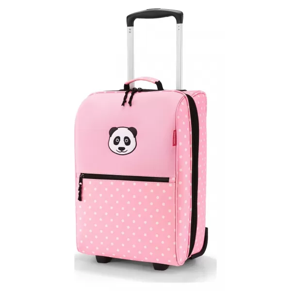  Детски куфар REISENTHEL TROLLEY XS KIDS ПАНДА ТОЧКИ РОЗОВО 