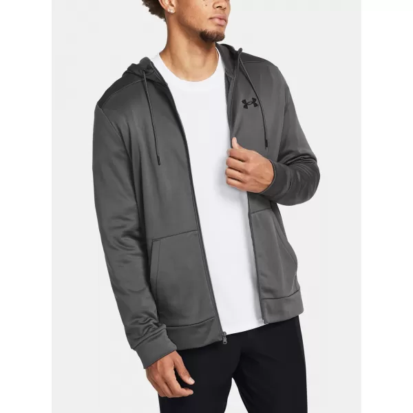  Мъжки суичър UNDER ARMOUR UA ARMOUR FLEECE FZ HOODIE 1373357-025 СИВО 