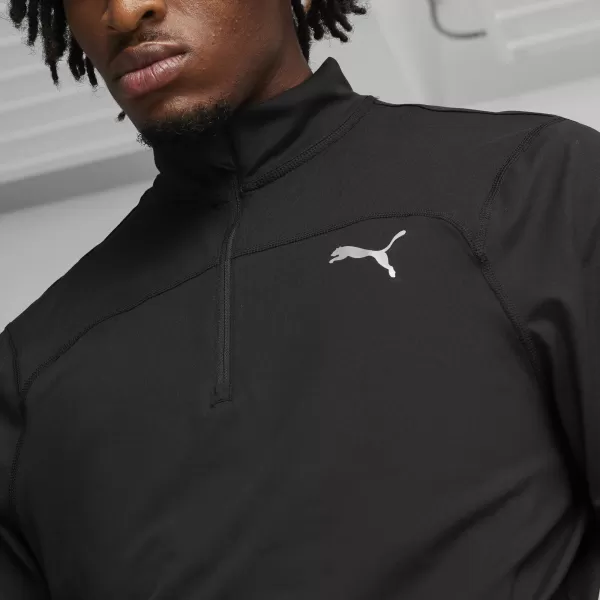  Спортна тениска PUMA RUN CLOUDSPUN 1/4 ZIP 52499201 ПУМА ЧЕРНА 