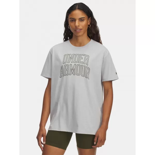  Дамска тениска UNDER ARMOUR RIVAL OS CAMPUS TEE 6007883-011 СИВО 