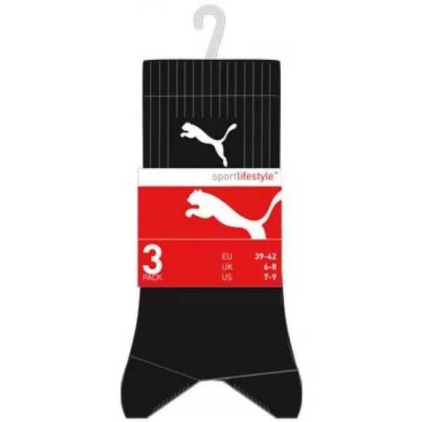  Мъжки чорапи PUMA CREW SOCK 3P 88035501 ЧЕРНО 