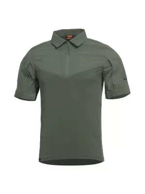 Мъжка тениска с яка PENTAGON RANGER SHORT ARM SHIRT K02013 КАМУФЛАЖНО ЗЕЛЕНО