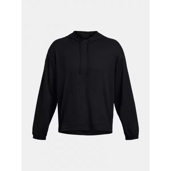  Мъжки суичър UNDER ARMOUR UA RIVAL WAFFLE HOODIE 1383108-001 ЧЕРЕН 