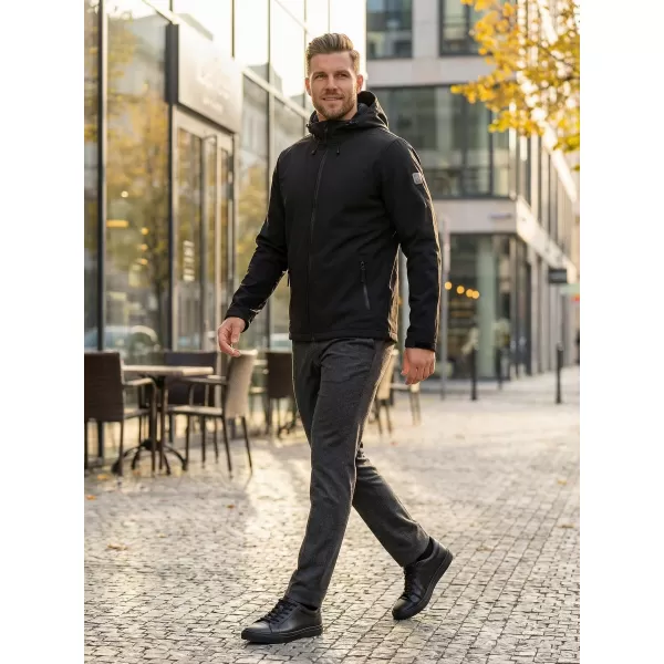  Мъжко софтшел яке ALTISPORT NEWET ЧЕРЕН 