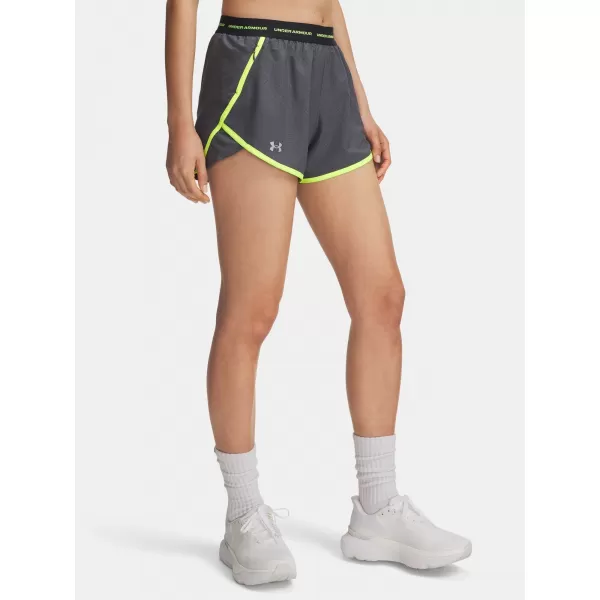  Дамски шорти UNDER ARMOUR UA FLY BY 3'' NOVELTY SHORT 6004029-025 СИВО 