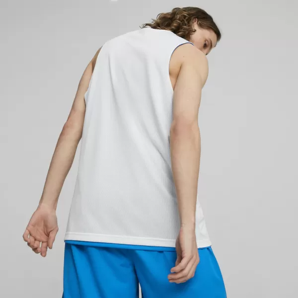  Мъжки фланелка PUMA REVERSIBLE PRACTICE JERSEY 67664005 ЕЛЕКТРИЧЕСКА СИНЯ ЛИМОНАДА 