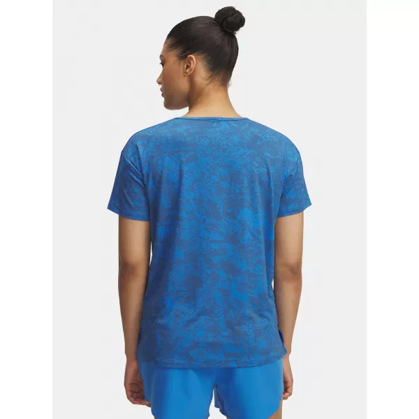  Дамска тениска UNDER ARMOUR VANISH ENERGY SS 2.0 PRINT 1389222-402 СИНЬО 