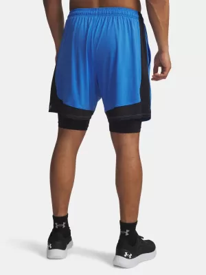 Мъжки шорти UNDER ARMOUR UA TECH VENT 2IN1 SHORT СИНЬО