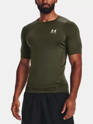 Мъжка тениска UNDER ARMOUR UA HG ARMOUR COMP SS 1361518-390 ЗЕЛЕНО