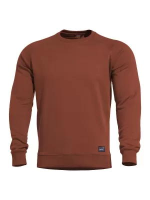 Суичър PENTAGON HAWK SWEATER BLANK K09019 КЕСТЕНЯВО ЧЕРВЕНО