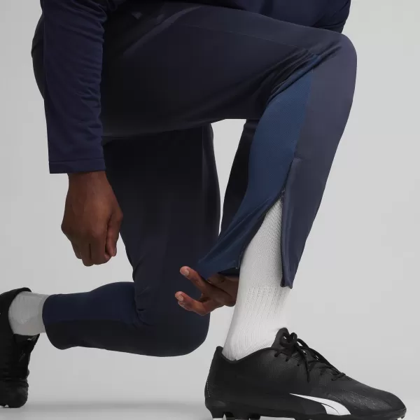  Мъжки панталон PUMA TEAMGOAL TRAINING PANT 658639_06 PUMA ТЪМНО/БЯЛО/ПЕРСИЙСКО СИНЬО 