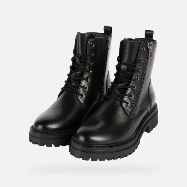  Дамски обувки GEOX IRIDEA G004094 ЧЕРЕН 