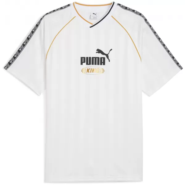  Мъжко трико PUMA KING RELAXED FOOTBALL JERSEY 63256302 БЯЛА ПУМА 
