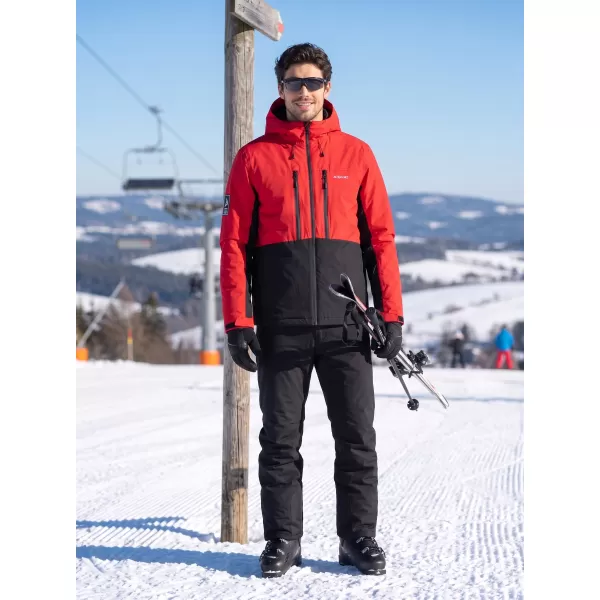  Мъжко зимно яке ALTISPORT GALLANT ЧЕРВЕНО 