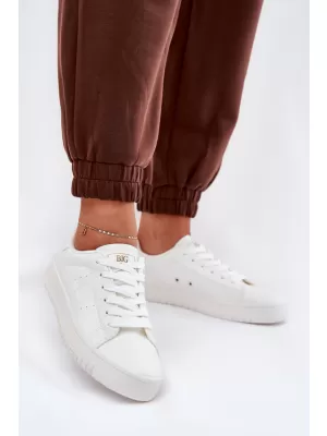 Дамски маратонки BIG STAR NN274577 WHITE Big Star Shoes