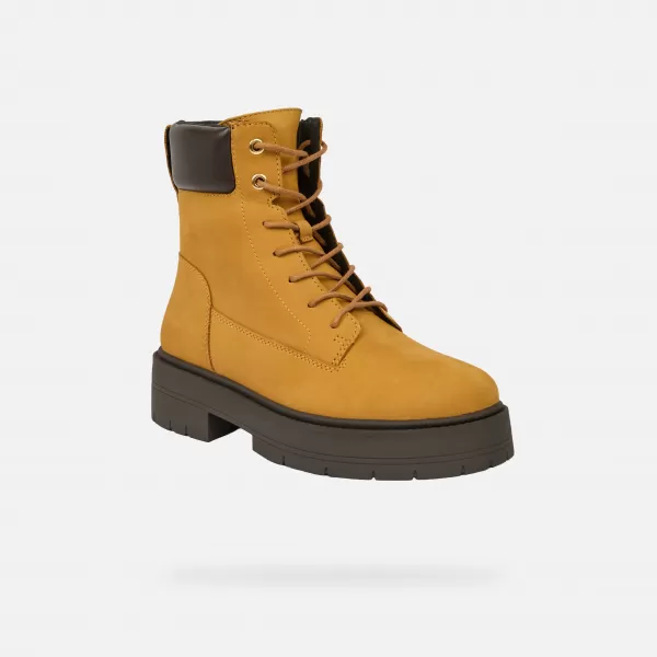  Дамски обувки GEOX SPHERICA EC7 G009696 КЕХЛИБАР 