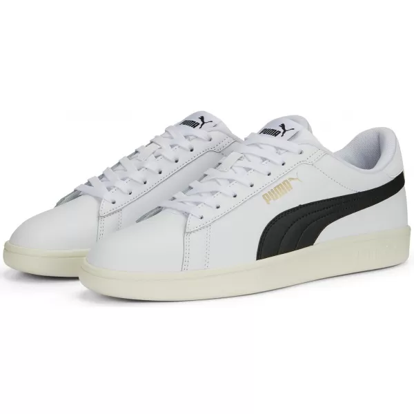  Мъжки обувки PUMA SMASH 3.0 L 39098703 PUMA WHITE/BLACK/GOLD/IVORY 