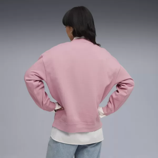 Дамски суичър PUMA ESS OVERSIZED CREW FL 68540065 УРАВНОВЕСЕНО РОЗОВО 