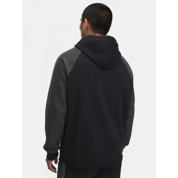  Мъжки суичър UNDER ARMOUR RIVAL FLC CB HOOD ЧЕРЕН 