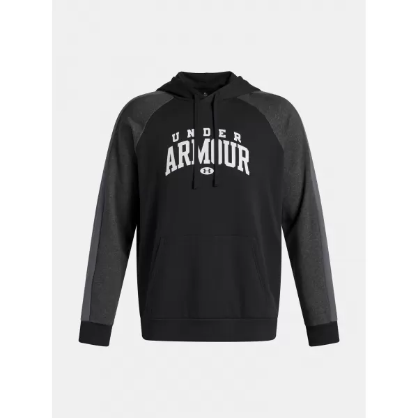  Мъжки суичър UNDER ARMOUR RIVAL FLC CB HOOD ЧЕРЕН 