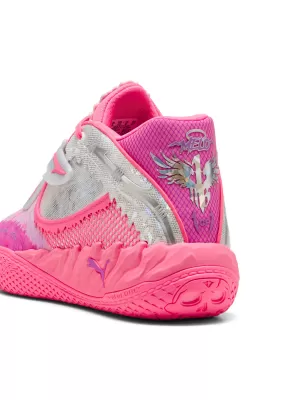 Мъжки обувки PUMA MB.05 WORLD TOUR 31212901 СЛЪНЦЕТО УДАРЕНО/ЧИСТА МАГЕНТА
