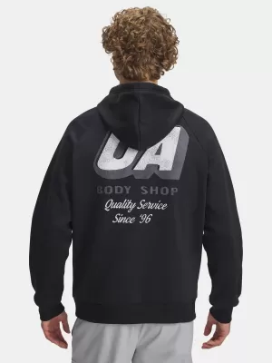 Мъжки суичър UNDER ARMOUR UA RIVAL FLEECE HBR LOGO HD 6003955-001 ЧЕРЕН